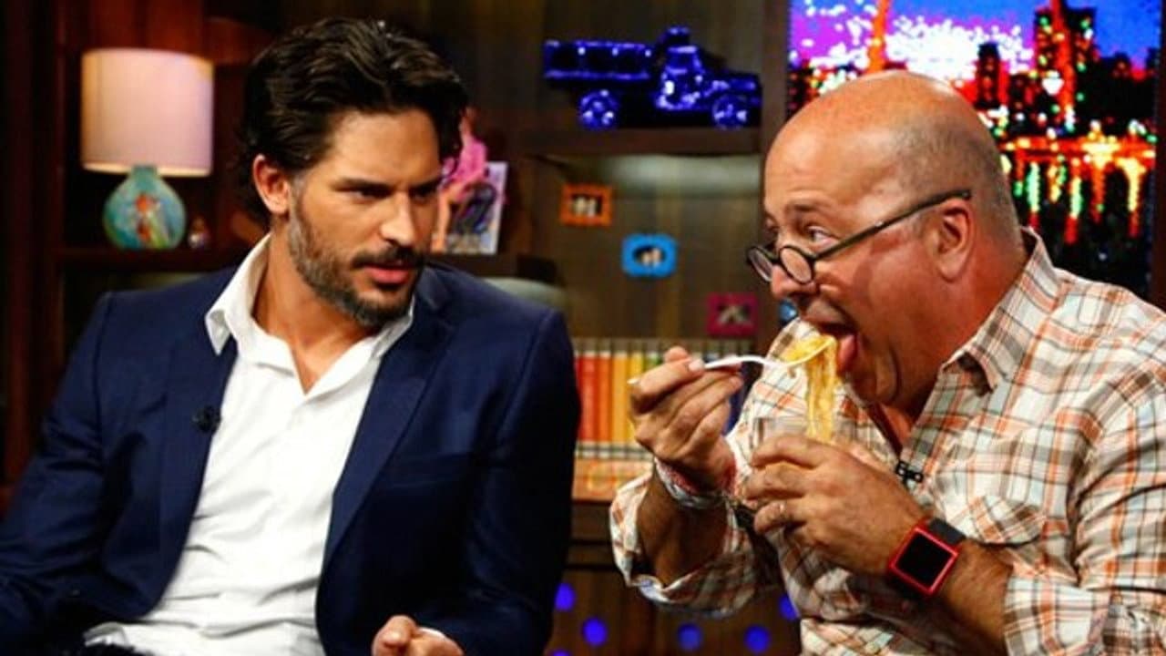 Joe Manganiello and Andrew Zimmern still